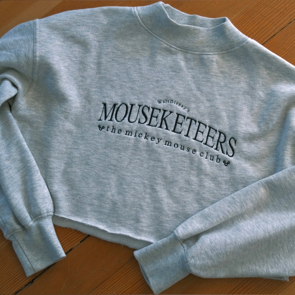 Vintage Mickey Cutoff Sweatshirt
